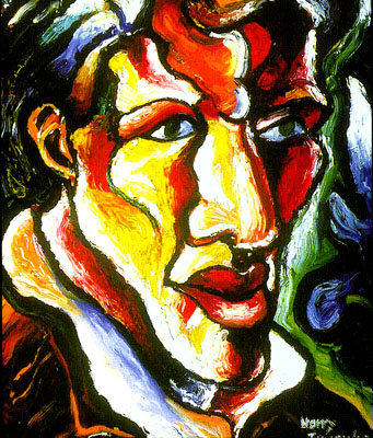 self-portrait by my father (c.1940s)